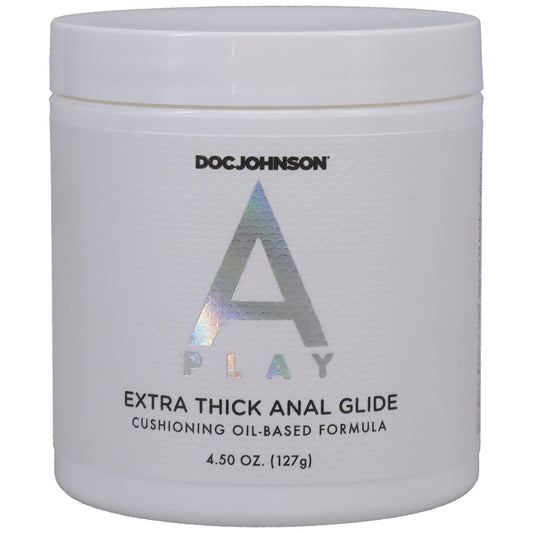 "A-Play - Extra Thick Anal Glide - Cushioning Oil-Based Formula - 4.5 Fl. Oz. - Bulk DJ0301-03-BU"