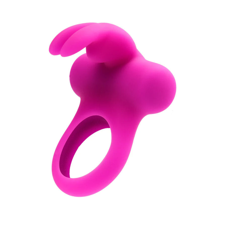 "Frisky Bunny Vibrating Ring Perfectly Purple BU-0103"