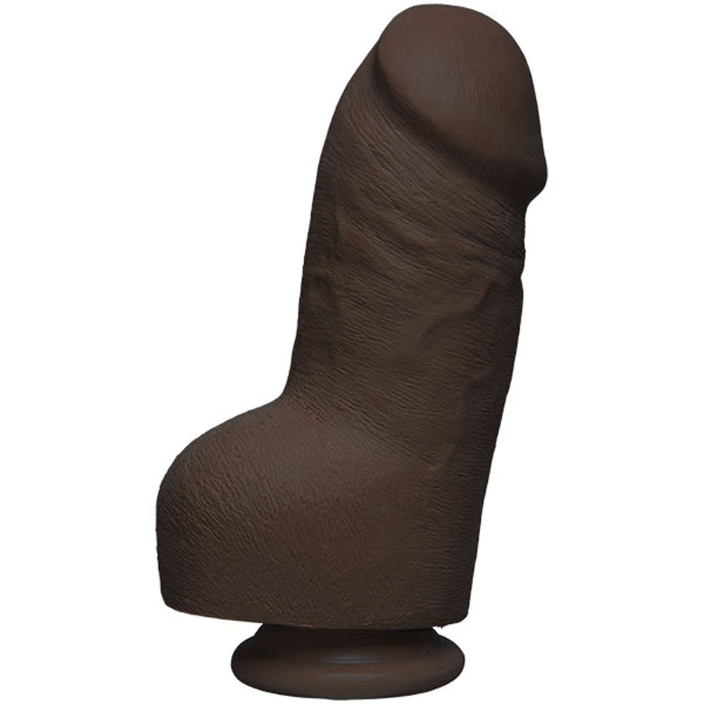 "The D - Fat D - 8 Inch With Balls - Ultraskyn -  Chocolate DJ1700-88-CD"