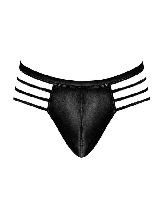 "Cage Matte Cage Thong - L/ XL - Black MP-417261BKLX"