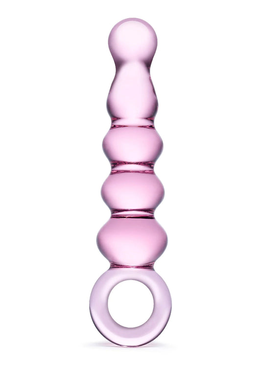 "Quintessence Beaded Anal Slider GLAS-69"