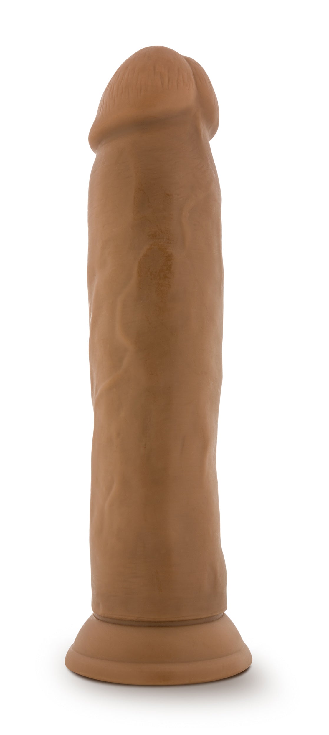 "Dr. Skin Silicone - Dr. Henry - 9 Inch Dildo With  Suction Cup - Mocha BL-27957"