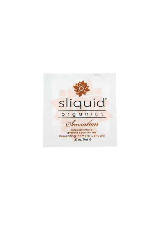 "Sliquid Organics Sensations Pillow Pack p.o.p .17 Fl. Oz. - 60 Count Display SLIQ073"