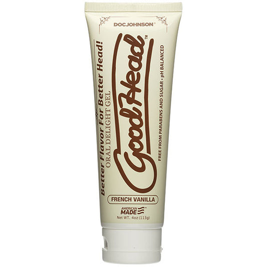 "Goodhead - Oral Delight Gel - 4 Oz Tube - French  Vanilla DJ1360-08-BX"