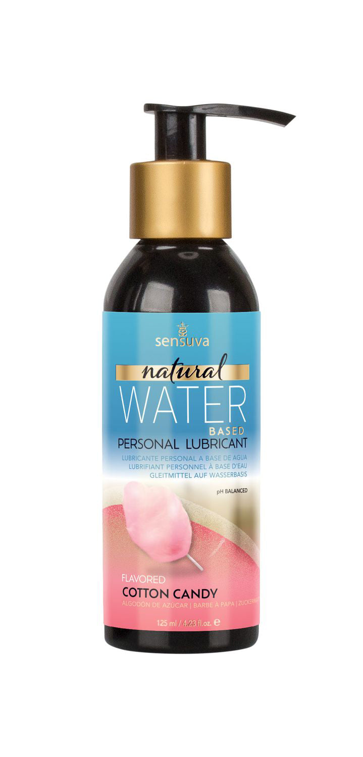 "Natural Water-Based Personal Lubricant 4.23 Fl. Oz. - Cotton Candy SEN-VL692"