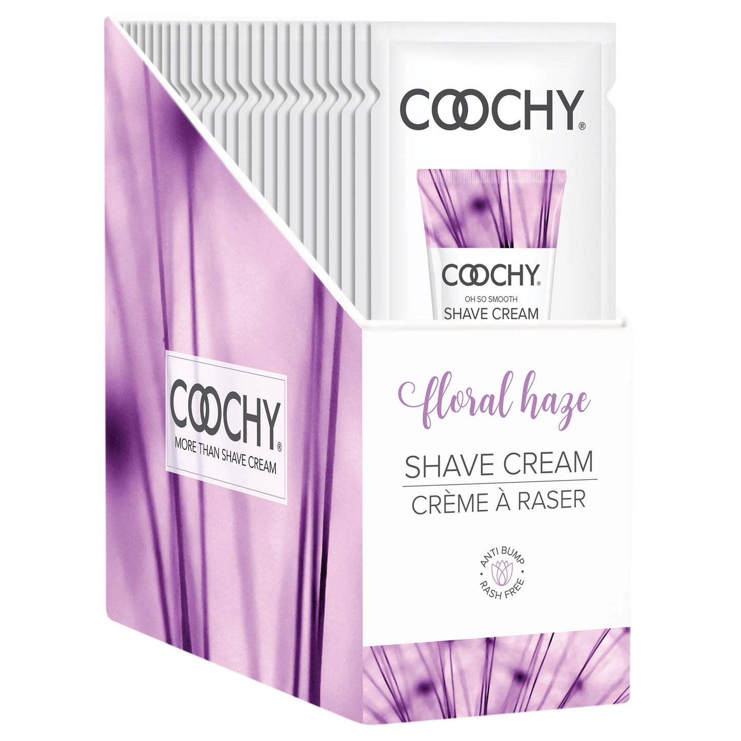 "Coochy Shave Cream - Floral Haze - 15 ml Foils 24 Count Display COO1004-99D"