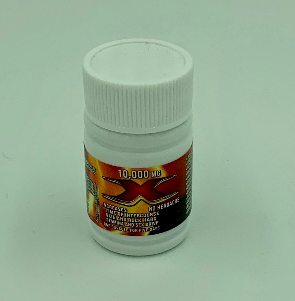 "X Sexual Male Enhancement 10,000 Mg 6ct Bottle PS-X-B"