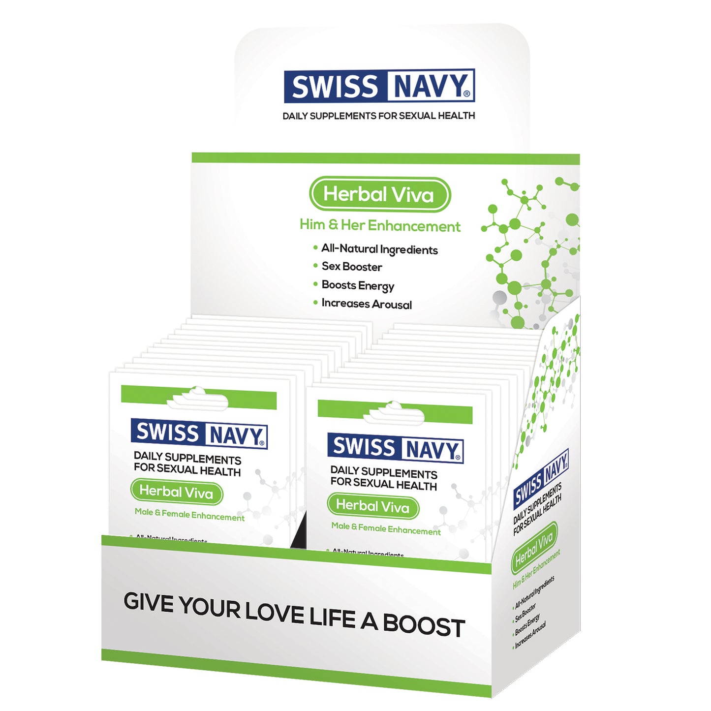 "Swiss Navy Herbal Viva Him & Her Enchancement - Display MD-SNHV24"
