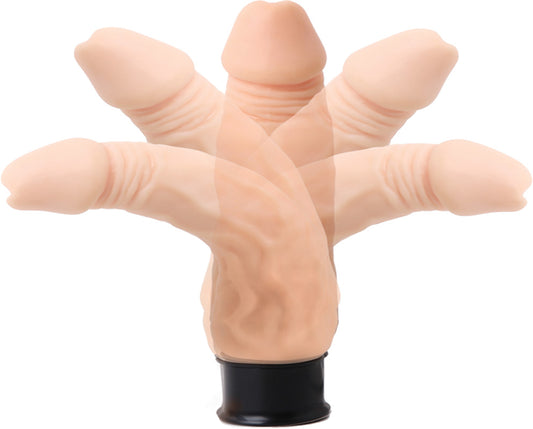 "Skinsations Thick Vibra-Flex Flexible Vibe - 6  Inches HTP3086"