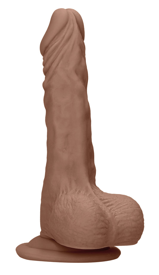 "7 Inch Dong With Testicles - Tan SH-REA094TAN"