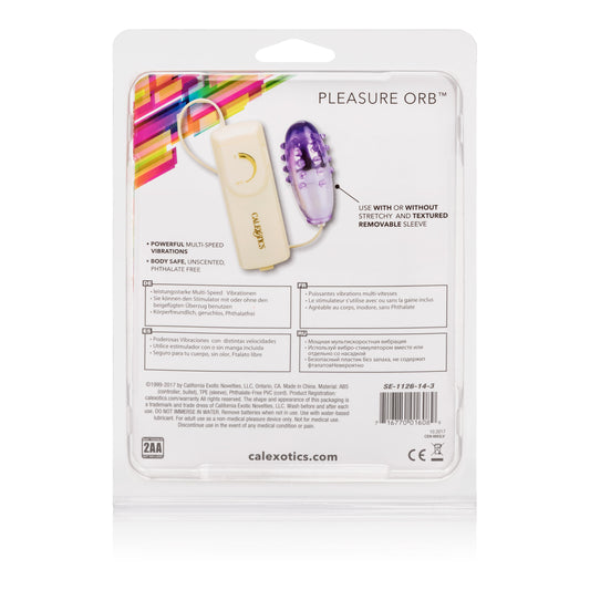 "Pleasure Orb Vibrating Egg - Purple SE1126143"