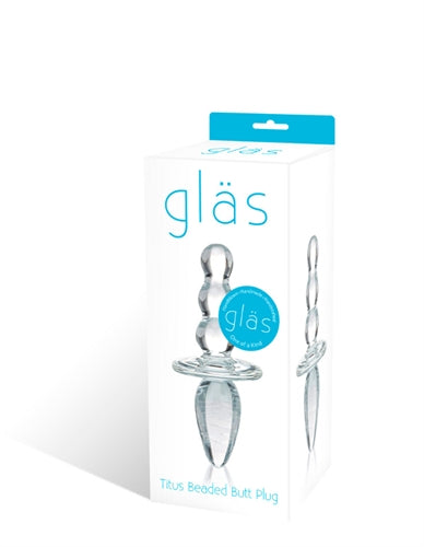 "Titus Beaded Butt Plug GLAS-20"