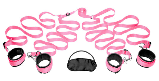 "Frisky Pink Bedroom Restraint Kit FR-AD257"