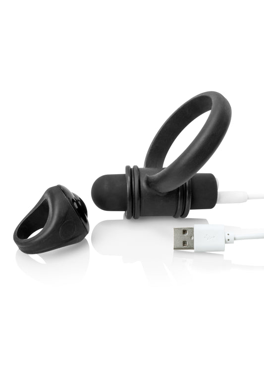 "My Secret Bullet and Ring for Him - Black AFH-BL-101E"