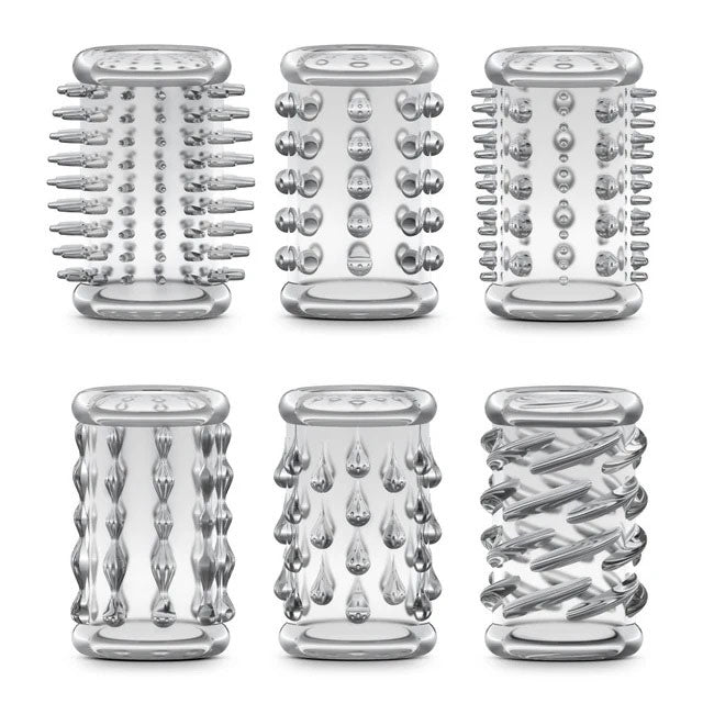 "Stay Hard Cock Sleeve Kit - Clear BL-60612"