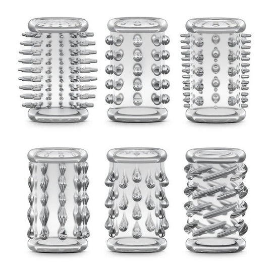 "Stay Hard Cock Sleeve Kit - Clear BL-60612"