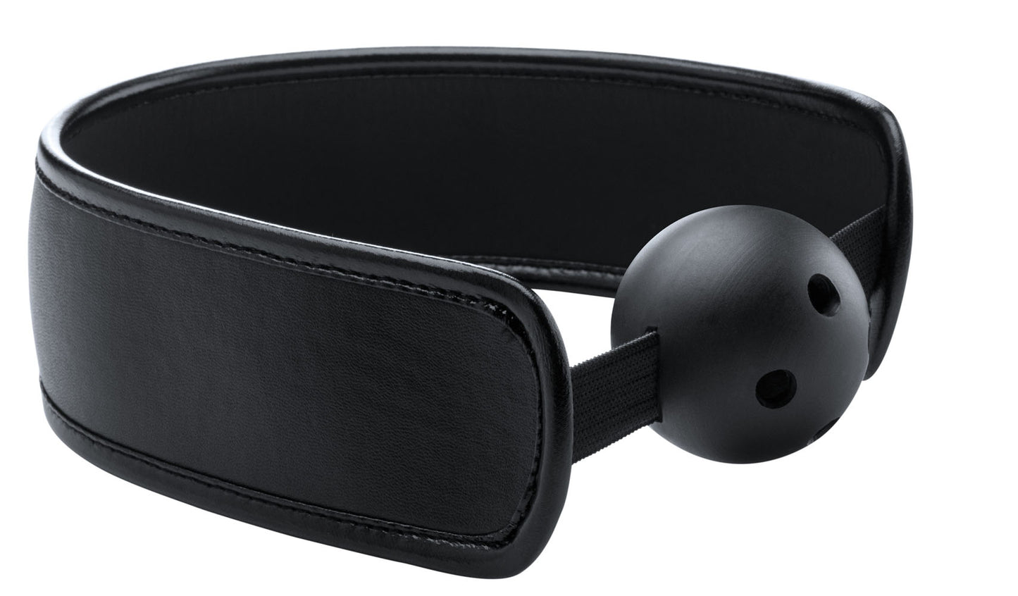 "Brace Ball Gag W / Stretchable Strap - Black OU-OU121BLK"