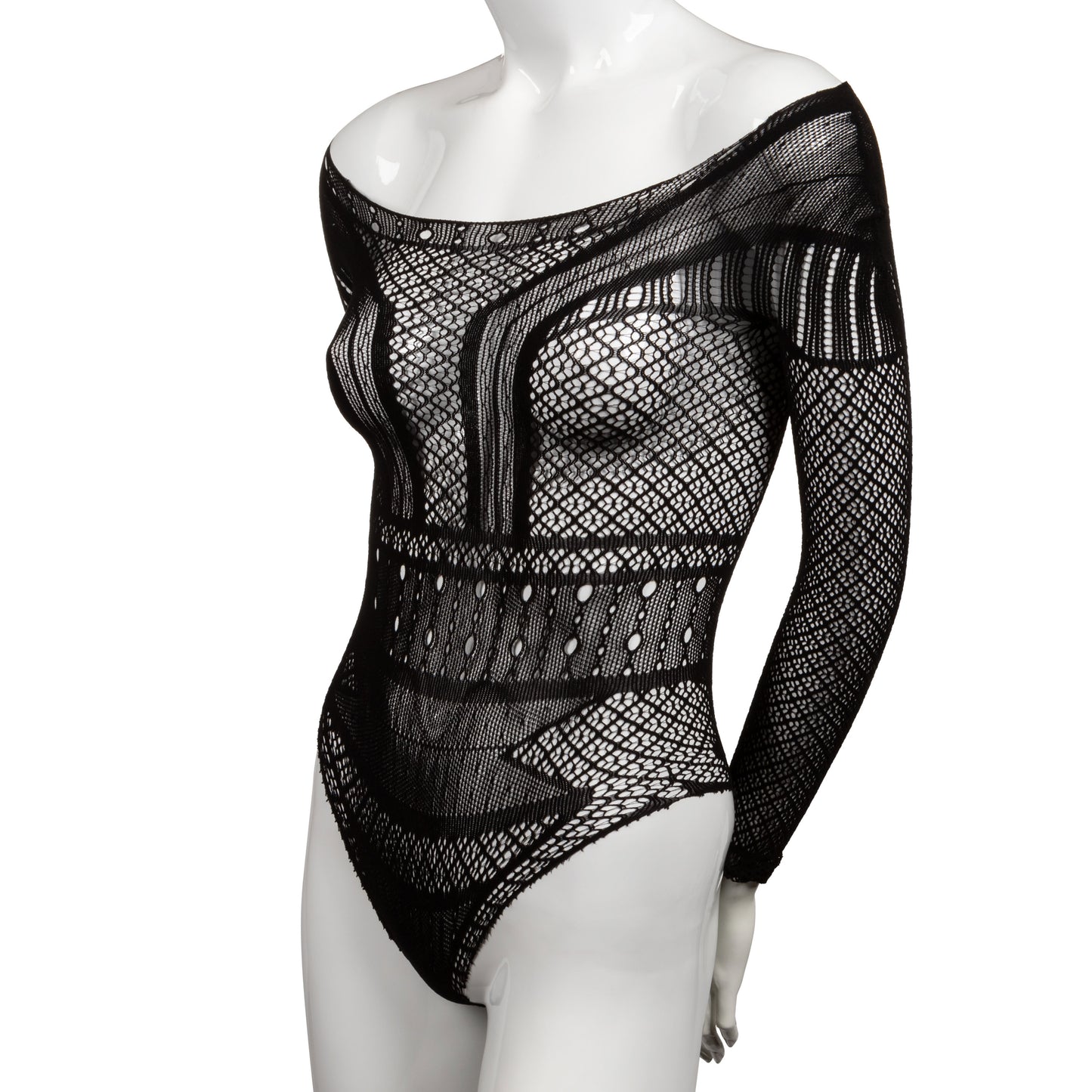 "Scandal Off the Shoulder Body Suit - One Size - Black SE2711823"
