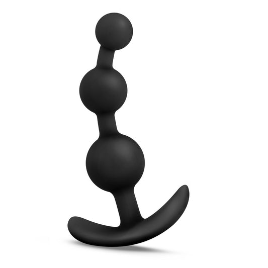 "Anal Adventures - Platinum - Small Anal Beads -  Black BL-10695"