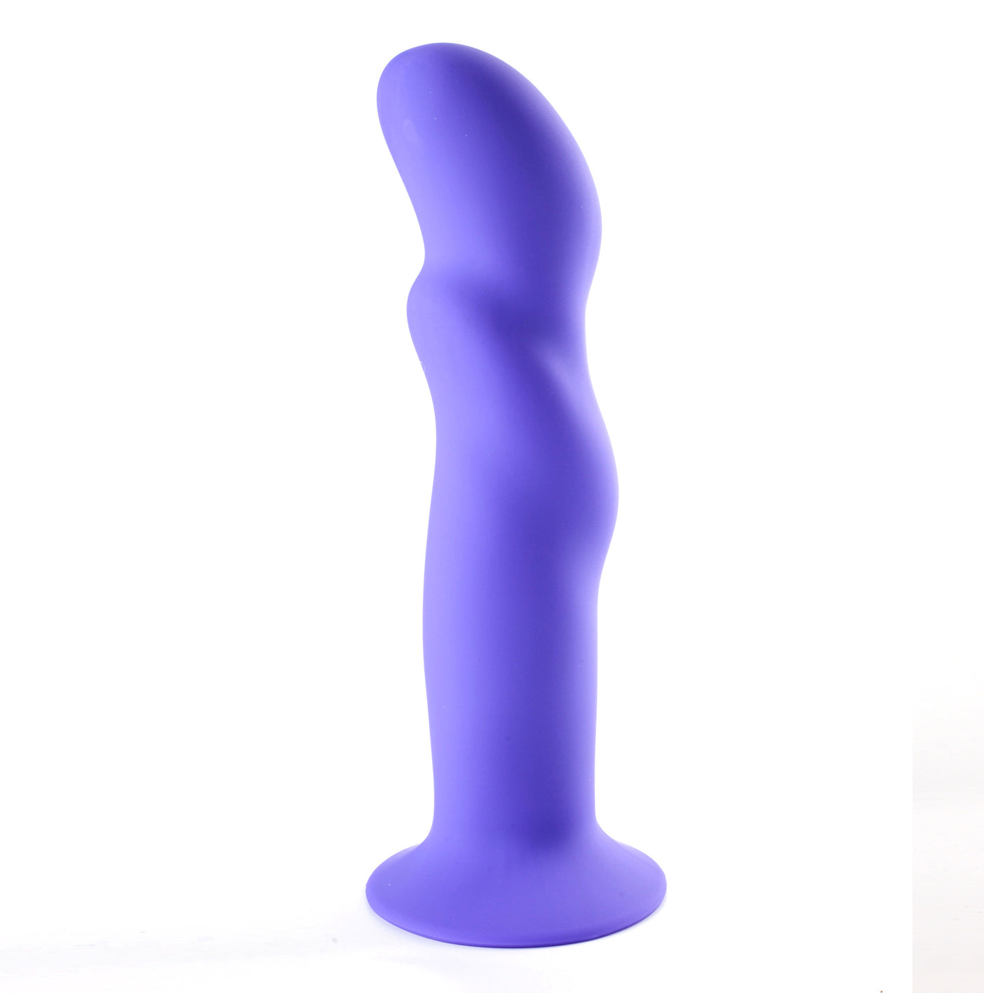 Riley Silicone Swirled Dong - Neon Purple MT2501-L2