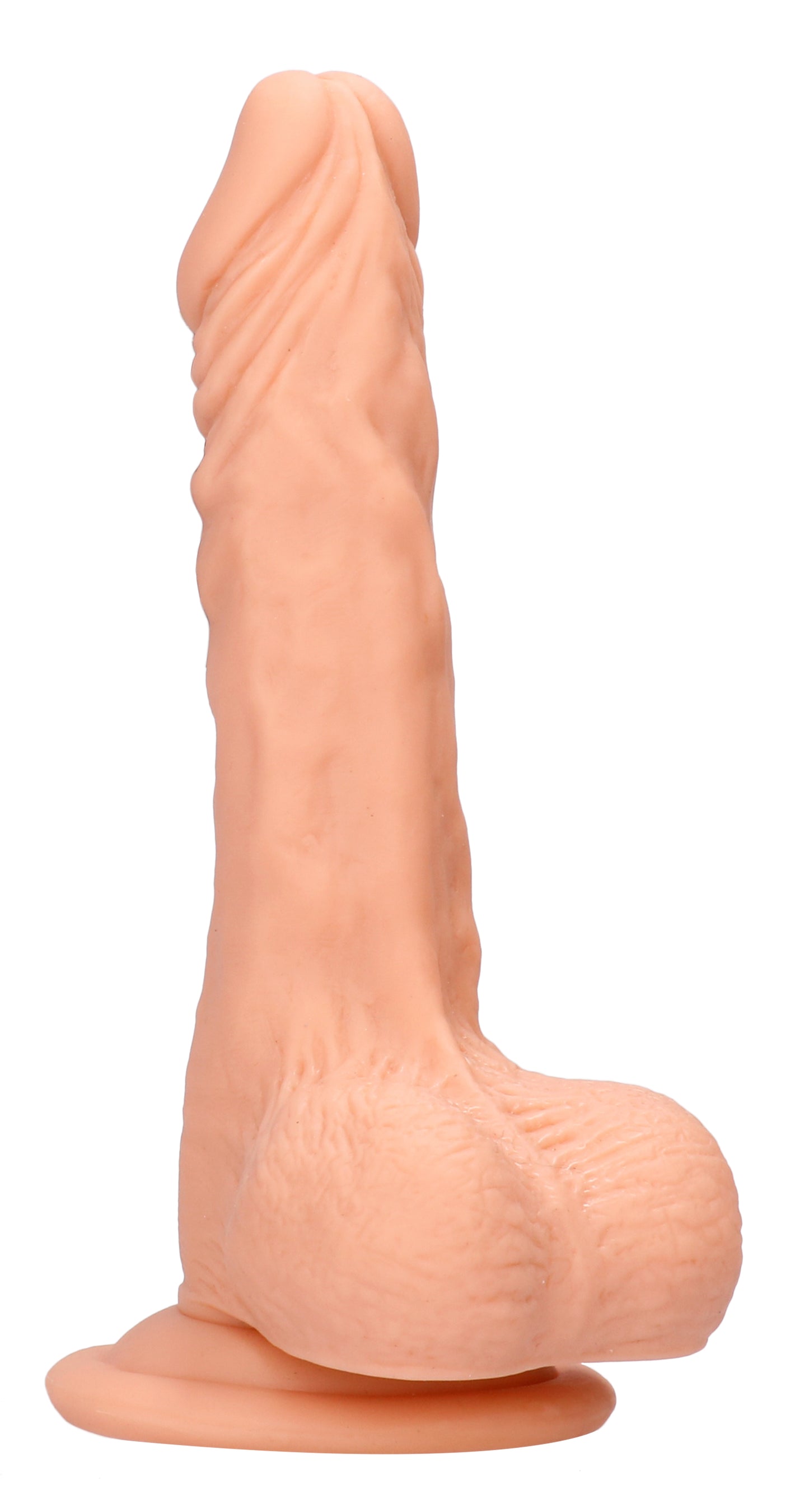 "7 Inch Dong With Testicles - Flesh SH-REA094FLE"