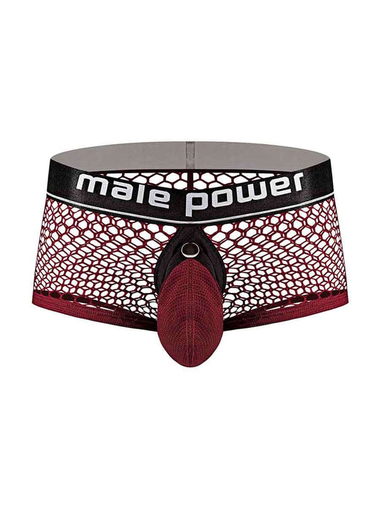 "Cock Pit Net Mini Cock Ring Short - Extra Large - Burgundy MP-120260BNXL"
