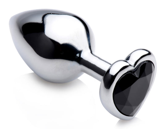 "Black Heart Gem Anal Plug - Medium BTYS-AG476M"