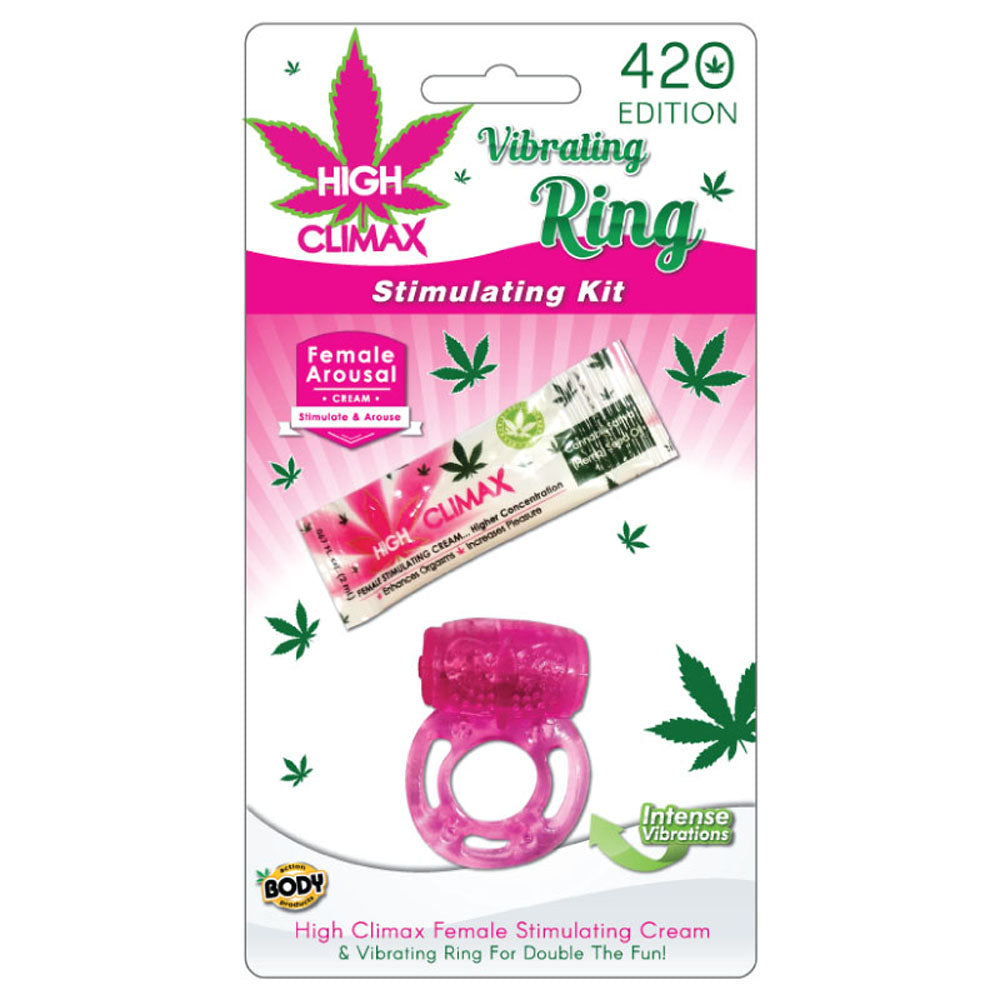 "High Climax Vibrating Ring Stimulating Kit BA-HCVR"