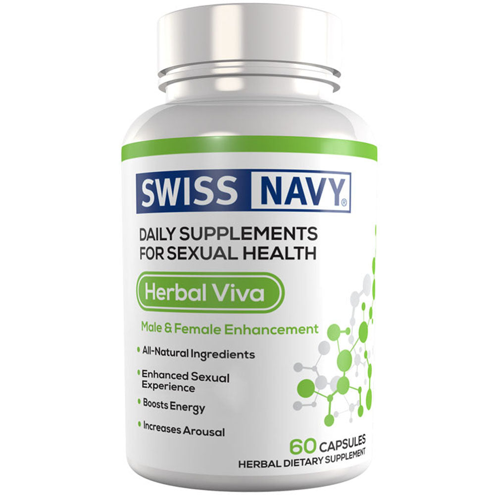 "Swiss Navy Herbal Viva Him & Her Enchancement  60 Ct MD-SNHV60"