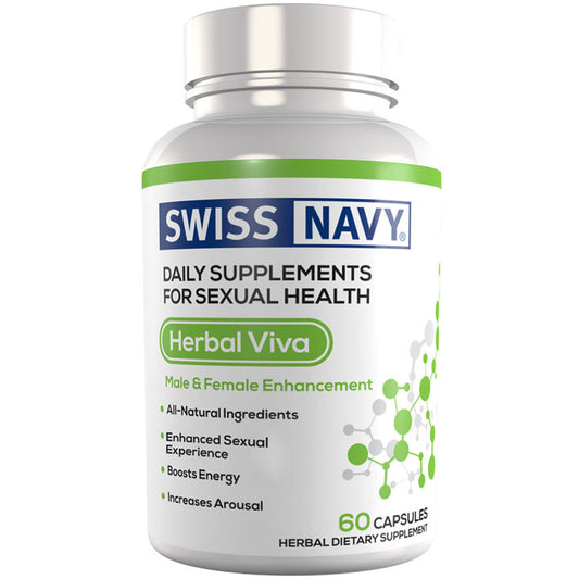 "Swiss Navy Herbal Viva Him & Her Enchancement  60 Ct MD-SNHV60"