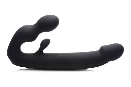 "Tri-Volver Rechargeable Strapless Strap On SU-AF807"