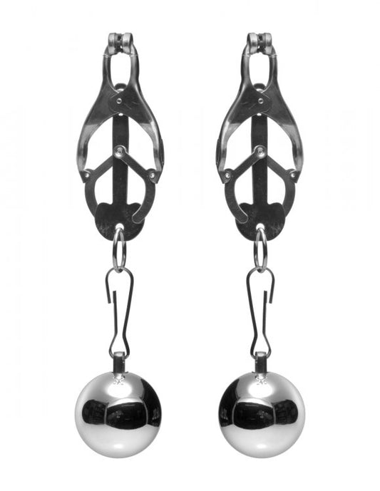 "Deviant Monarch Weighted Nipple Clamps MS-AE289"