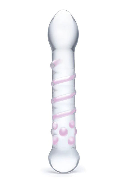 "Spiral Staircase Full Tip Dildo GLAS-10"