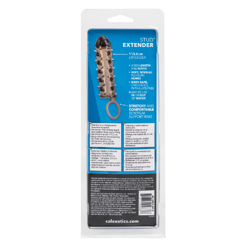 "Stud Extender Smoke With Support Ring SE1625032"