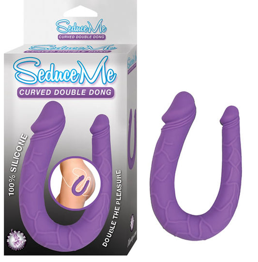 "Seduce Me Curved Double Dong - Purple NW2840-2"