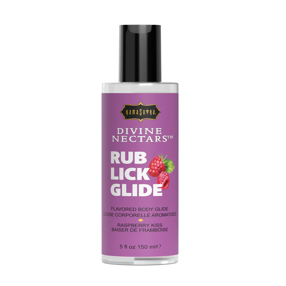 "Divine Nectars Flavored Body Glide - Raspberry Kiss - 5 Fl Oz. 150ml KS12033"