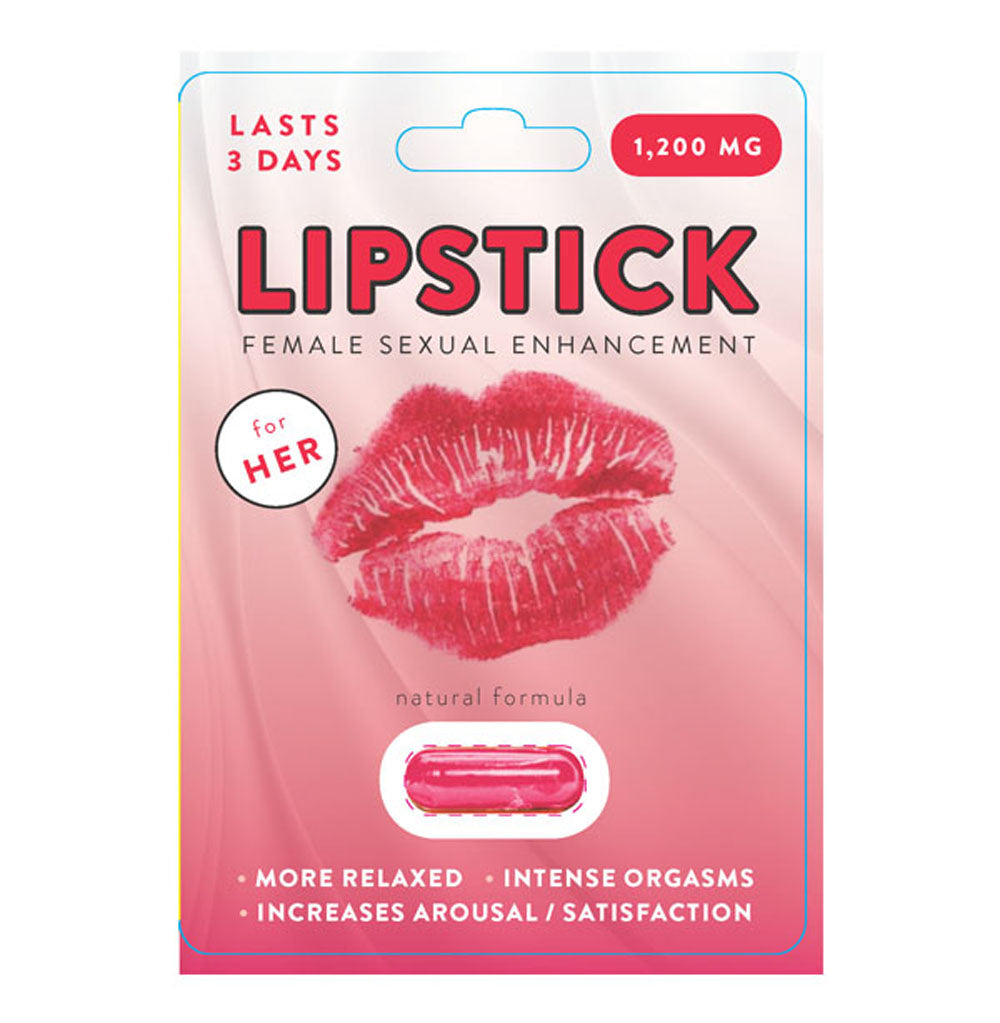 "Lipstick Female Sexual Enhancement Single OMS717-BE"