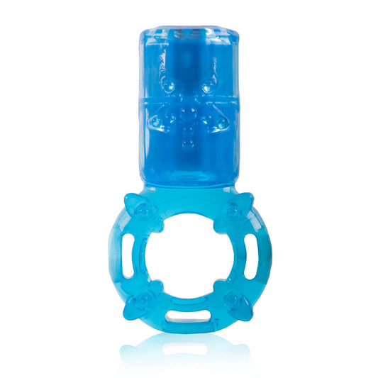 "Big Omg Vibrating Ring - Blue - Each ABG-BU-101E"