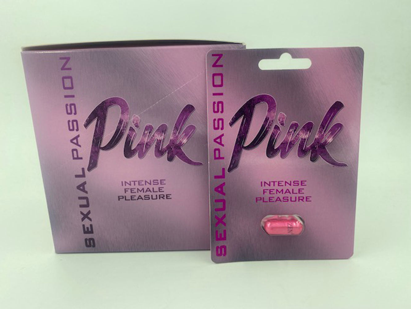 "Sexual Passion Pink Intense Female Pleasure - 24 Count Display - Single Blister GRYS-7414"