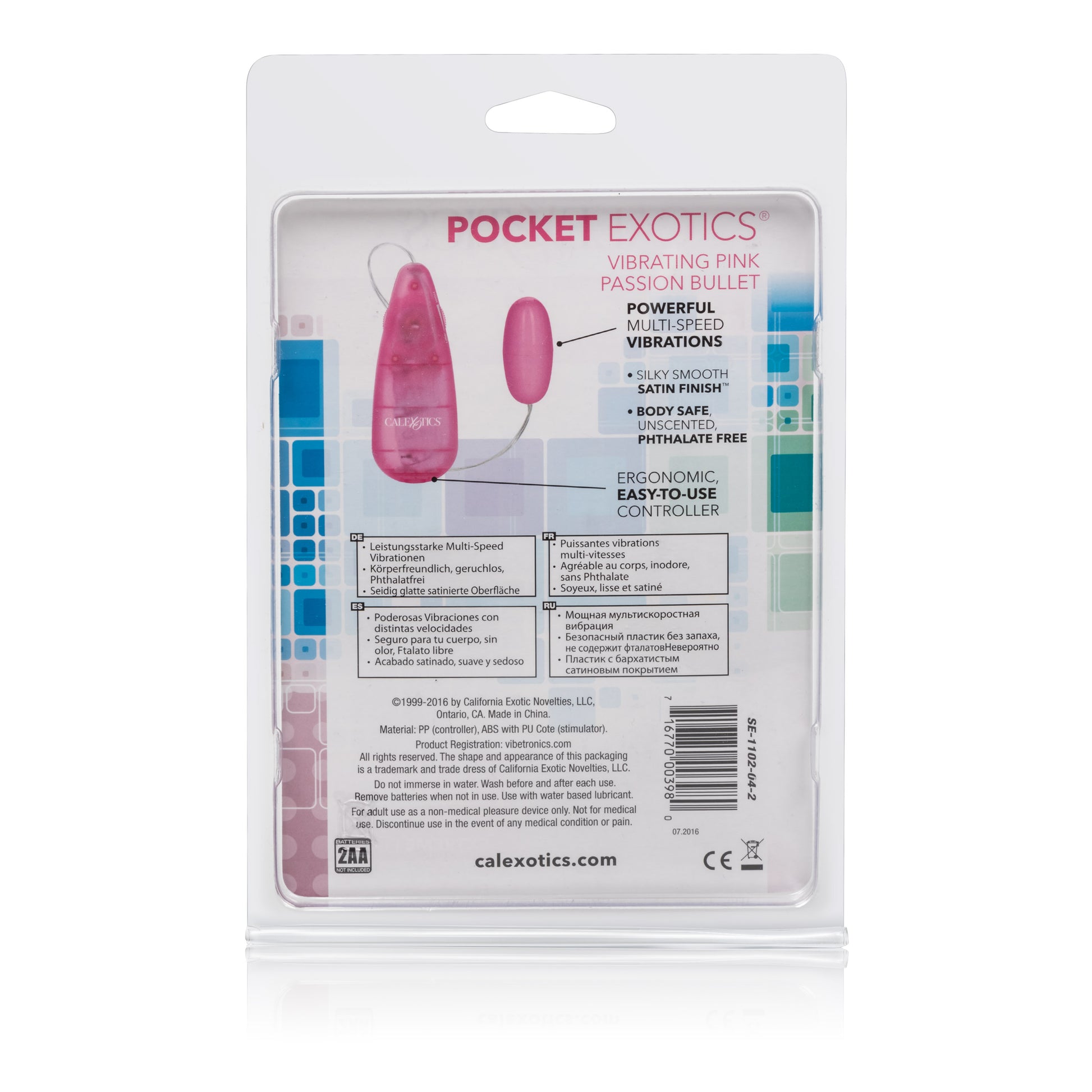 "Pocket Exotics Bullet - Pink Passion SE1102042"