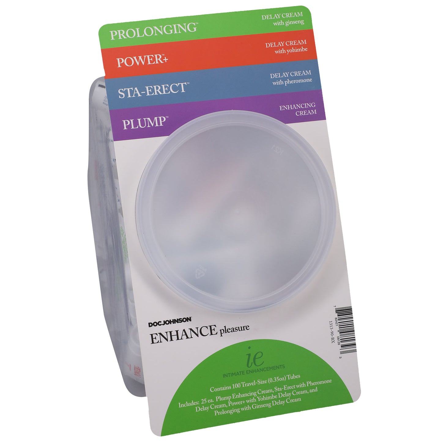 "Intimate Enhancements - Enhance Pleasure -  Fishbowl Display - 100 Pieces - 0.35 Oz Tubes DJ1313-90-BX"