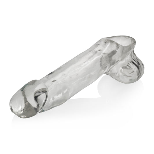 "Daddy Cocksheath With Balls - Clear OX-1319-CLR"