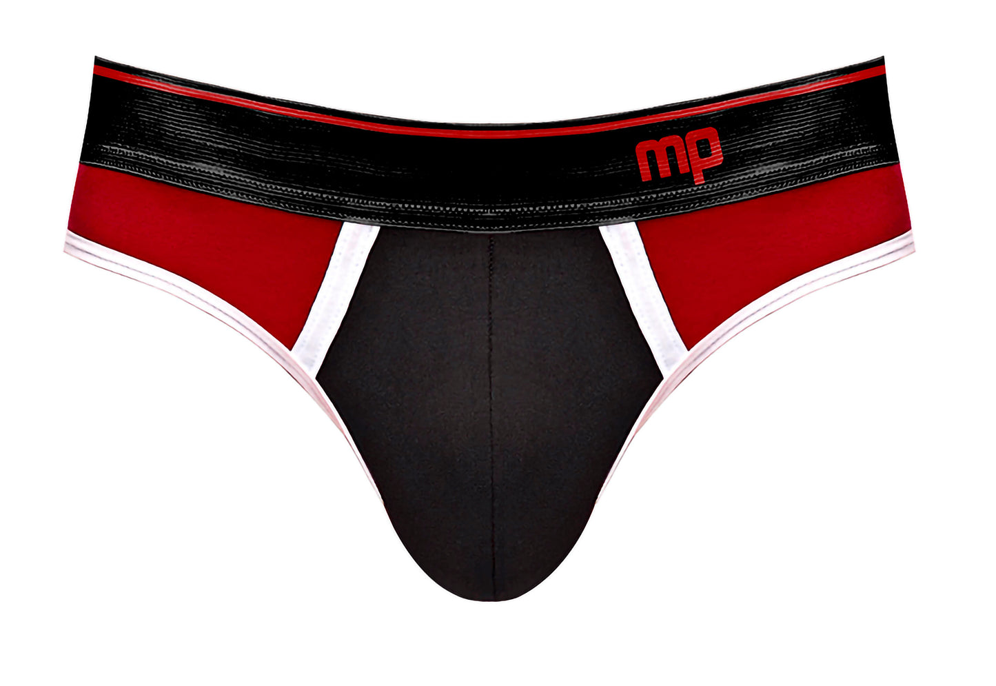 "Retro Sport Panel Jock - S/ M - Black/ Red MP-395265BRSM"