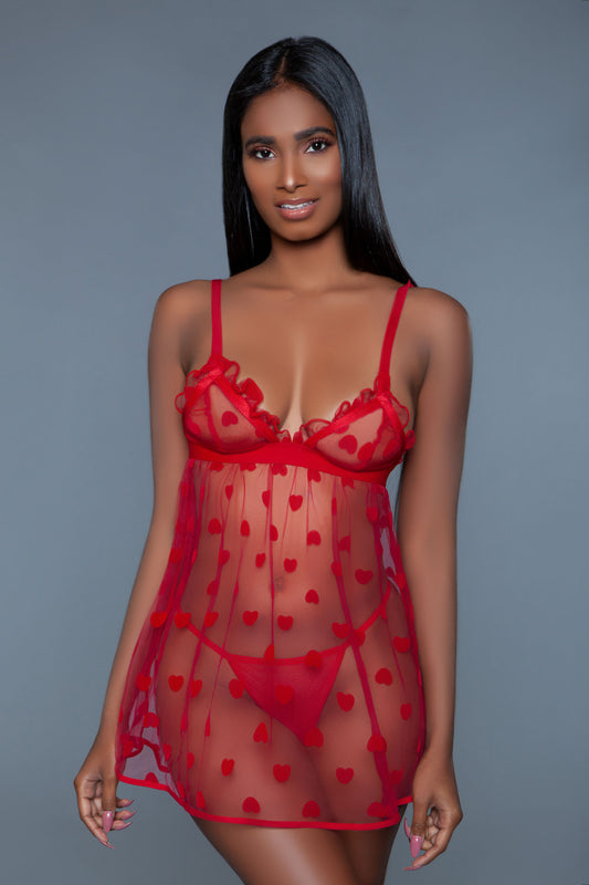 "Valentina Slip - Small - Red BW-2032-S"