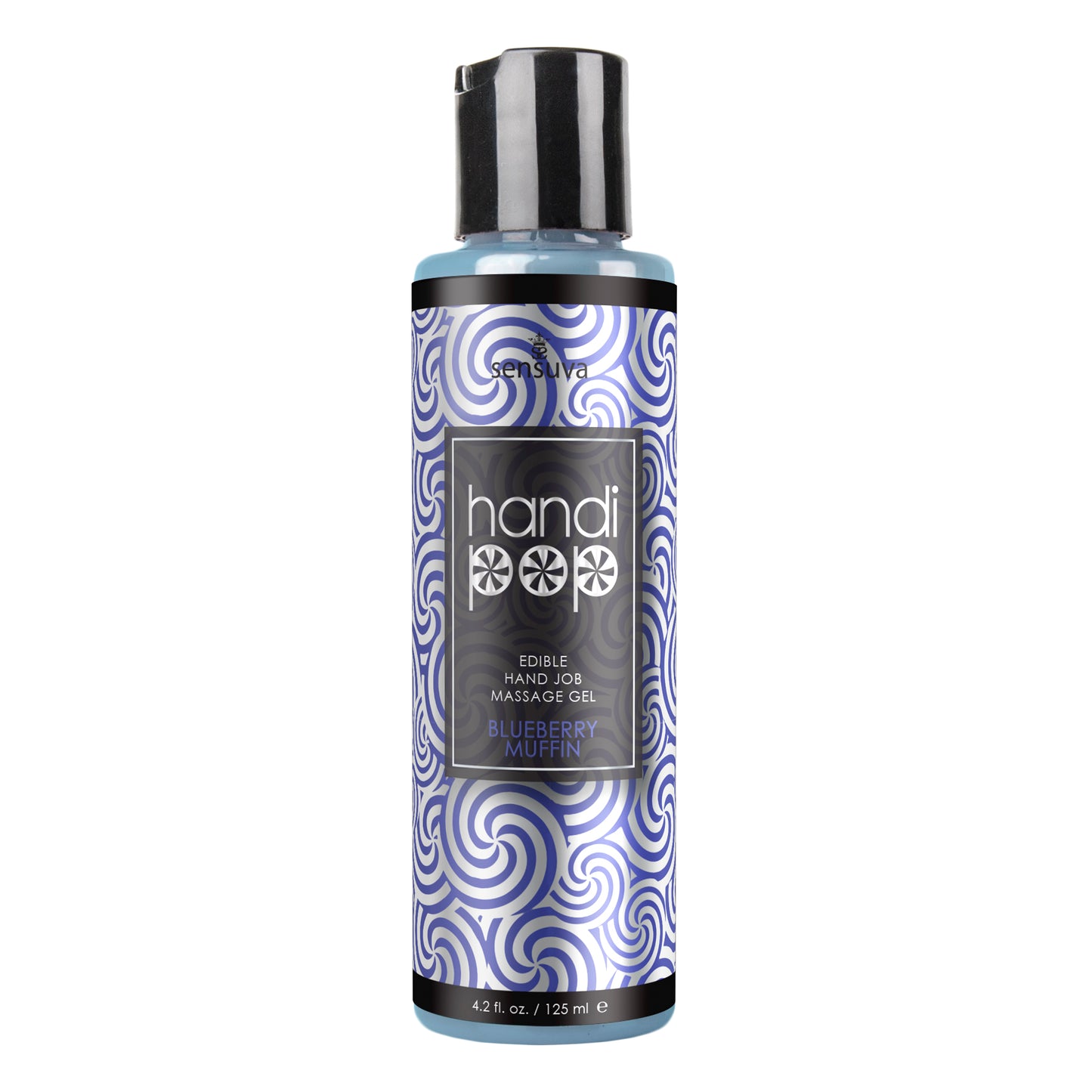 "Handipop Edible Handjob Massage Gel - Blueberry Muffin - 4.2 Fl. Oz. SEN-VL689"